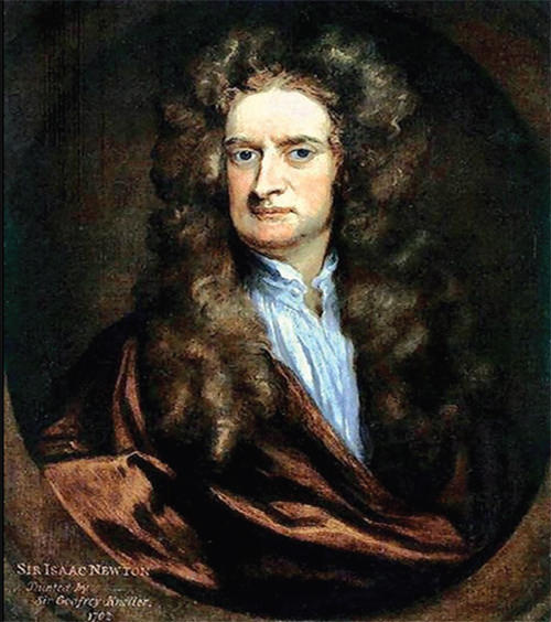 Newton (1643-1727) fundador de la física teórica clásica: “Lo que sabemos es una gota, lo que ignoramos un océano. La admirable disposición y armonía del universo, no ha podido sino salir del paln de un Ser omnisciente y omnipotente”