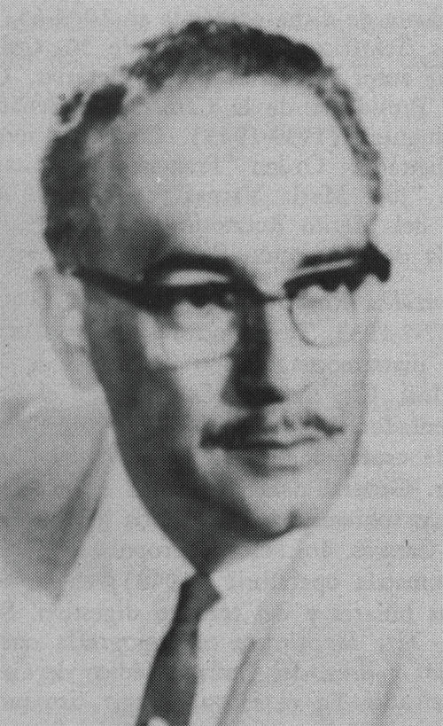 Figura 8. Dr. Ricardo Baquero González, durante la época de inauguración del Hospital. Universitario.