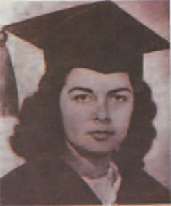 Grado en el Instituto Pedagógico en 1945.