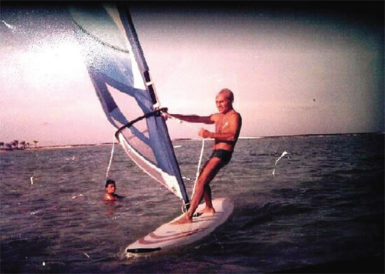 Chucho Morales, en su deporte favorito.