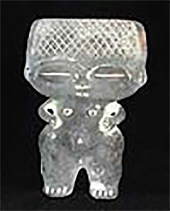 Venus de Tacarigua precolombina OV2. Terracota. Dimensiones: 5 cm de alto, 13 cm de ancho. Diosa de Tacarigua.
