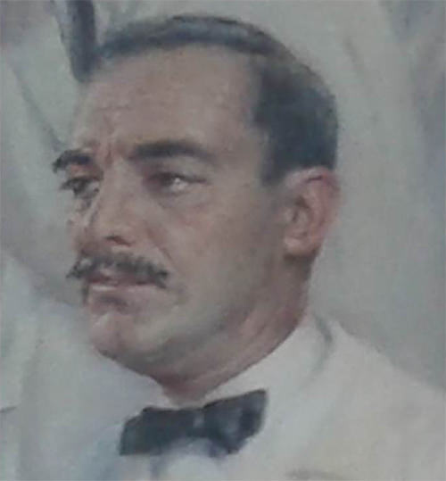  Dr. Jesús Yerena. (1917-1970). Detalle del oleo del pintor Roberto Frantuzzi, de 1960, que se encuentra en el Instituto Anatómico “José Izquierdo”, en la Facultad de Medicina, de la Universidad Central de Venezuela. Dr. Jesús Yerena. (1917-1970). Detalle del oleo del pintor Roberto Frantuzzi, de 1960, que se encuentra en el Instituto Anatómico “José Izquierdo”, en la Facultad de Medicina, de la Universidad Central de Venezuela.